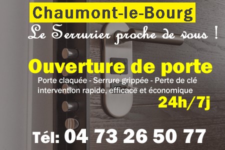 Ouverture de porte Chaumont-le-Bourg - Porte claquée Chaumont-le-Bourg - Porte fermée Chaumont-le-Bourg - serrure bloquée Chaumont-le-Bourg - serrure grippée Chaumont-le-Bourg