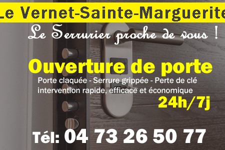 Ouverture de porte Le Vernet-Sainte-Marguerite - Porte claquée Le Vernet-Sainte-Marguerite - Porte fermée Le Vernet-Sainte-Marguerite - serrure bloquée Le Vernet-Sainte-Marguerite - serrure grippée Le Vernet-Sainte-Marguerite