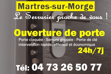 Ouverture de porte Martres-sur-Morge - Porte claquée Martres-sur-Morge - Porte fermée Martres-sur-Morge - serrure bloquée Martres-sur-Morge - serrure grippée Martres-sur-Morge