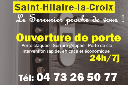 Ouverture de porte Saint-Hilaire-la-Croix - Porte claquée Saint-Hilaire-la-Croix - Porte fermée Saint-Hilaire-la-Croix - serrure bloquée Saint-Hilaire-la-Croix - serrure grippée Saint-Hilaire-la-Croix