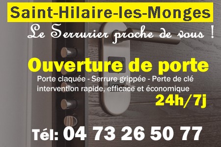 Ouverture de porte Saint-Hilaire-les-Monges - Porte claquée Saint-Hilaire-les-Monges - Porte fermée Saint-Hilaire-les-Monges - serrure bloquée Saint-Hilaire-les-Monges - serrure grippée Saint-Hilaire-les-Monges