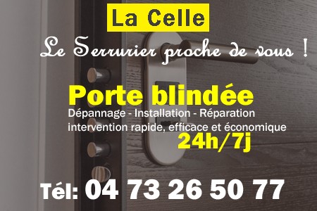 Porte blindée La Celle - Porte blindee La Celle - Blindage de porte La Celle - Bloc porte La Celle