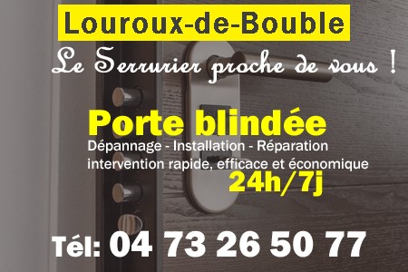 Porte blindée Louroux-de-Bouble - Porte blindee Louroux-de-Bouble - Blindage de porte Louroux-de-Bouble - Bloc porte Louroux-de-Bouble