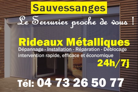 rideau metallique Sauvessanges - rideaux metalliques Sauvessanges - rideaux Sauvessanges - entretien, Pose en neuf, pose en rénovation, motorisation, dépannage, déblocage, remplacement, réparation, automatisation de rideaux métalliques à Sauvessanges