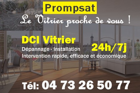 Vitrier à Prompsat - Vitre à Prompsat - Vitriers à Prompsat - Vitrerie Prompsat - Double vitrage à Prompsat - Dépannage Vitrier Prompsat - Remplacement vitre Prompsat - Urgent Vitrier Prompsat - Vitrier Prompsat pas cher - sos vitrier prompsat - urgence vitrier prompsat - vitrier prompsat ouvert le dimanche