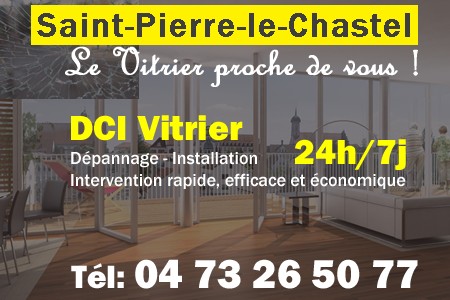 Vitrier à Saint-Pierre-le-Chastel - Vitre à Saint-Pierre-le-Chastel - Vitriers à Saint-Pierre-le-Chastel - Vitrerie Saint-Pierre-le-Chastel - Double vitrage à Saint-Pierre-le-Chastel - Dépannage Vitrier Saint-Pierre-le-Chastel - Remplacement vitre Saint-Pierre-le-Chastel - Urgent Vitrier Saint-Pierre-le-Chastel - Vitrier Saint-Pierre-le-Chastel pas cher - sos vitrier saint-pierre-le-chastel - urgence vitrier saint-pierre-le-chastel - vitrier saint-pierre-le-chastel ouvert le dimanche