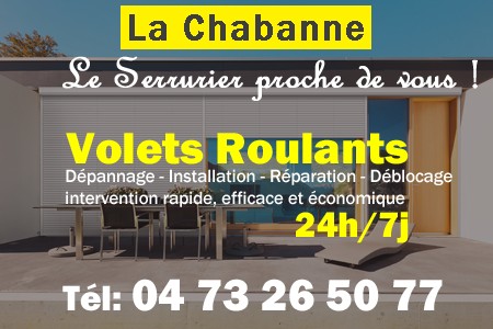 volet roulant La Chabanne - volets La Chabanne - volet La Chabanne - entretien, Pose en neuf, pose en rénovation, motorisation, dépannage, déblocage, remplacement, réparation, automatisation de volet roulant à La Chabanne
