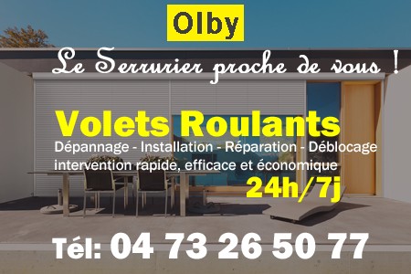 volet roulant Olby - volets Olby - volet Olby - entretien, Pose en neuf, pose en rénovation, motorisation, dépannage, déblocage, remplacement, réparation, automatisation de volet roulant à Olby