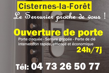 Ouverture de porte Cisternes-la-Forêt - Porte claquée Cisternes-la-Forêt - Porte fermée Cisternes-la-Forêt - serrure bloquée Cisternes-la-Forêt - serrure grippée Cisternes-la-Forêt