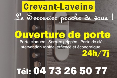 Ouverture de porte Crevant-Laveine - Porte claquée Crevant-Laveine - Porte fermée Crevant-Laveine - serrure bloquée Crevant-Laveine - serrure grippée Crevant-Laveine