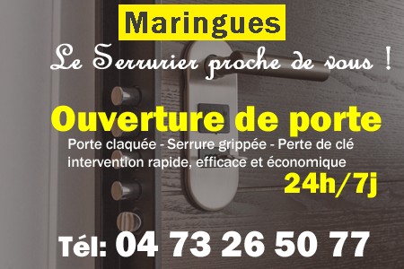 Ouverture de porte Maringues - Porte claquée Maringues - Porte fermée Maringues - serrure bloquée Maringues - serrure grippée Maringues