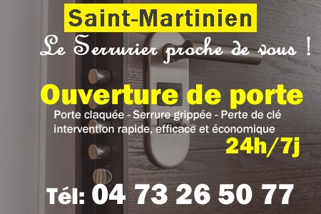 Ouverture de porte Saint-Martinien - Porte claquée Saint-Martinien - Porte fermée Saint-Martinien - serrure bloquée Saint-Martinien - serrure grippée Saint-Martinien