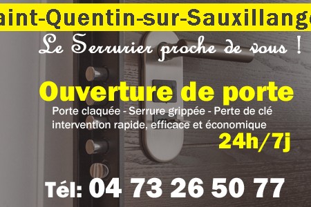 Ouverture de porte Saint-Quentin-sur-Sauxillanges - Porte claquée Saint-Quentin-sur-Sauxillanges - Porte fermée Saint-Quentin-sur-Sauxillanges - serrure bloquée Saint-Quentin-sur-Sauxillanges - serrure grippée Saint-Quentin-sur-Sauxillanges
