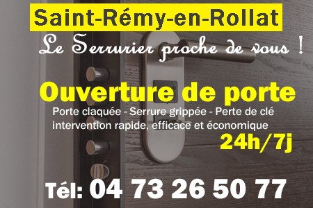 Ouverture de porte Saint-Rémy-en-Rollat - Porte claquée Saint-Rémy-en-Rollat - Porte fermée Saint-Rémy-en-Rollat - serrure bloquée Saint-Rémy-en-Rollat - serrure grippée Saint-Rémy-en-Rollat