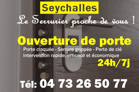 Ouverture de porte Seychalles - Porte claquée Seychalles - Porte fermée Seychalles - serrure bloquée Seychalles - serrure grippée Seychalles