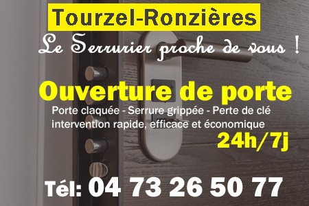 Ouverture de porte Tourzel-Ronzières - Porte claquée Tourzel-Ronzières - Porte fermée Tourzel-Ronzières - serrure bloquée Tourzel-Ronzières - serrure grippée Tourzel-Ronzières