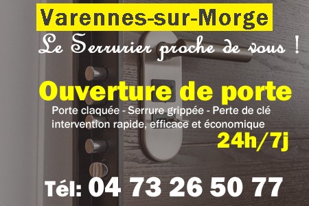 Ouverture de porte Varennes-sur-Morge - Porte claquée Varennes-sur-Morge - Porte fermée Varennes-sur-Morge - serrure bloquée Varennes-sur-Morge - serrure grippée Varennes-sur-Morge