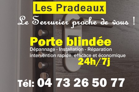 Porte blindée Les Pradeaux - Porte blindee Les Pradeaux - Blindage de porte Les Pradeaux - Bloc porte Les Pradeaux