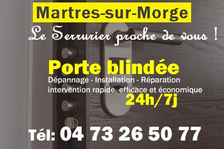 Porte blindée Martres-sur-Morge - Porte blindee Martres-sur-Morge - Blindage de porte Martres-sur-Morge - Bloc porte Martres-sur-Morge