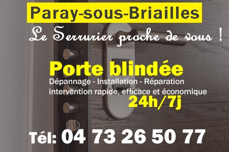 Porte blindée Paray-sous-Briailles - Porte blindee Paray-sous-Briailles - Blindage de porte Paray-sous-Briailles - Bloc porte Paray-sous-Briailles