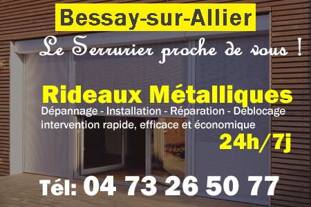 rideau metallique Bessay-sur-Allier - rideaux metalliques Bessay-sur-Allier - rideaux Bessay-sur-Allier - entretien, Pose en neuf, pose en rénovation, motorisation, dépannage, déblocage, remplacement, réparation, automatisation de rideaux métalliques à Bessay-sur-Allier