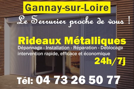 rideau metallique Gannay-sur-Loire - rideaux metalliques Gannay-sur-Loire - rideaux Gannay-sur-Loire - entretien, Pose en neuf, pose en rénovation, motorisation, dépannage, déblocage, remplacement, réparation, automatisation de rideaux métalliques à Gannay-sur-Loire