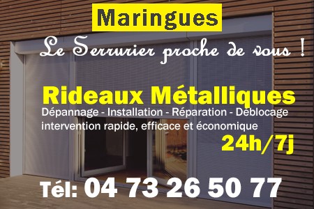 rideau metallique Maringues - rideaux metalliques Maringues - rideaux Maringues - entretien, Pose en neuf, pose en rénovation, motorisation, dépannage, déblocage, remplacement, réparation, automatisation de rideaux métalliques à Maringues