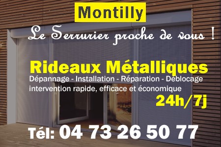 rideau metallique Montilly - rideaux metalliques Montilly - rideaux Montilly - entretien, Pose en neuf, pose en rénovation, motorisation, dépannage, déblocage, remplacement, réparation, automatisation de rideaux métalliques à Montilly