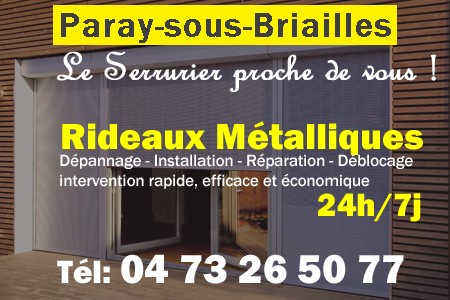 rideau metallique Paray-sous-Briailles - rideaux metalliques Paray-sous-Briailles - rideaux Paray-sous-Briailles - entretien, Pose en neuf, pose en rénovation, motorisation, dépannage, déblocage, remplacement, réparation, automatisation de rideaux métalliques à Paray-sous-Briailles