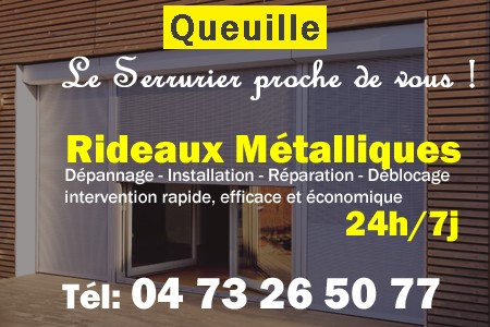 rideau metallique Queuille - rideaux metalliques Queuille - rideaux Queuille - entretien, Pose en neuf, pose en rénovation, motorisation, dépannage, déblocage, remplacement, réparation, automatisation de rideaux métalliques à Queuille