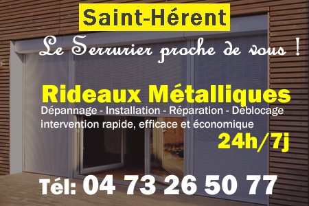 rideau metallique Saint-Hérent - rideaux metalliques Saint-Hérent - rideaux Saint-Hérent - entretien, Pose en neuf, pose en rénovation, motorisation, dépannage, déblocage, remplacement, réparation, automatisation de rideaux métalliques à Saint-Hérent