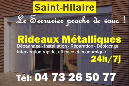 rideau metallique Saint-Hilaire - rideaux metalliques Saint-Hilaire - rideaux Saint-Hilaire - entretien, Pose en neuf, pose en rénovation, motorisation, dépannage, déblocage, remplacement, réparation, automatisation de rideaux métalliques à Saint-Hilaire