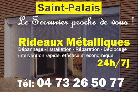 rideau metallique Saint-Palais - rideaux metalliques Saint-Palais - rideaux Saint-Palais - entretien, Pose en neuf, pose en rénovation, motorisation, dépannage, déblocage, remplacement, réparation, automatisation de rideaux métalliques à Saint-Palais