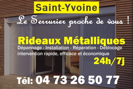 rideau metallique Saint-Yvoine - rideaux metalliques Saint-Yvoine - rideaux Saint-Yvoine - entretien, Pose en neuf, pose en rénovation, motorisation, dépannage, déblocage, remplacement, réparation, automatisation de rideaux métalliques à Saint-Yvoine