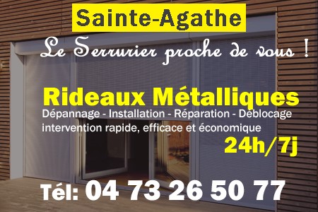 rideau metallique Sainte-Agathe - rideaux metalliques Sainte-Agathe - rideaux Sainte-Agathe - entretien, Pose en neuf, pose en rénovation, motorisation, dépannage, déblocage, remplacement, réparation, automatisation de rideaux métalliques à Sainte-Agathe