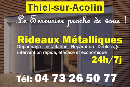rideau metallique Thiel-sur-Acolin - rideaux metalliques Thiel-sur-Acolin - rideaux Thiel-sur-Acolin - entretien, Pose en neuf, pose en rénovation, motorisation, dépannage, déblocage, remplacement, réparation, automatisation de rideaux métalliques à Thiel-sur-Acolin