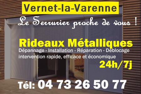 rideau metallique Vernet-la-Varenne - rideaux metalliques Vernet-la-Varenne - rideaux Vernet-la-Varenne - entretien, Pose en neuf, pose en rénovation, motorisation, dépannage, déblocage, remplacement, réparation, automatisation de rideaux métalliques à Vernet-la-Varenne