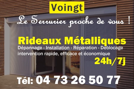 rideau metallique Voingt - rideaux metalliques Voingt - rideaux Voingt - entretien, Pose en neuf, pose en rénovation, motorisation, dépannage, déblocage, remplacement, réparation, automatisation de rideaux métalliques à Voingt