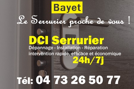 Serrure à Bayet - Serrurier à Bayet - Serrurerie à Bayet - Serrurier Bayet - Serrurerie Bayet - Dépannage Serrurerie Bayet - Installation Serrure Bayet - Urgent Serrurier Bayet - Serrurier Bayet pas cher - sos serrurier bayet - urgence serrurier bayet - serrurier bayet ouvert le dimanche