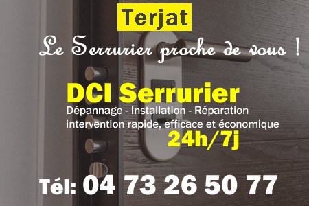 Serrure à Terjat - Serrurier à Terjat - Serrurerie à Terjat - Serrurier Terjat - Serrurerie Terjat - Dépannage Serrurerie Terjat - Installation Serrure Terjat - Urgent Serrurier Terjat - Serrurier Terjat pas cher - sos serrurier terjat - urgence serrurier terjat - serrurier terjat ouvert le dimanche