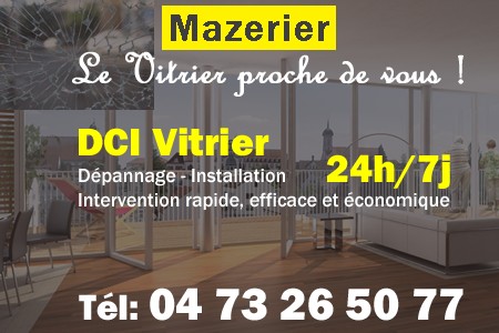 Vitrier à Mazerier - Vitre à Mazerier - Vitriers à Mazerier - Vitrerie Mazerier - Double vitrage à Mazerier - Dépannage Vitrier Mazerier - Remplacement vitre Mazerier - Urgent Vitrier Mazerier - Vitrier Mazerier pas cher - sos vitrier mazerier - urgence vitrier mazerier - vitrier mazerier ouvert le dimanche