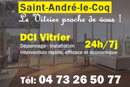 Vitrier à Saint-André-le-Coq - Vitre à Saint-André-le-Coq - Vitriers à Saint-André-le-Coq - Vitrerie Saint-André-le-Coq - Double vitrage à Saint-André-le-Coq - Dépannage Vitrier Saint-André-le-Coq - Remplacement vitre Saint-André-le-Coq - Urgent Vitrier Saint-André-le-Coq - Vitrier Saint-André-le-Coq pas cher - sos vitrier saint-andre-le-coq - urgence vitrier saint-andre-le-coq - vitrier saint-andre-le-coq ouvert le dimanche