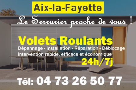 volet roulant Aix-la-Fayette - volets Aix-la-Fayette - volet Aix-la-Fayette - entretien, Pose en neuf, pose en rénovation, motorisation, dépannage, déblocage, remplacement, réparation, automatisation de volet roulant à Aix-la-Fayette