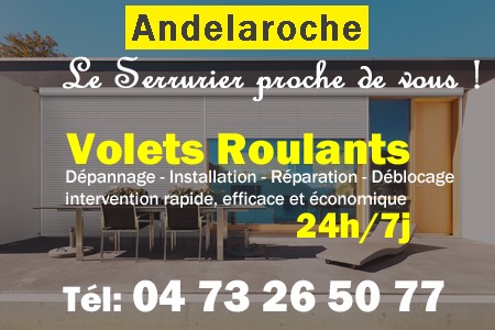 volet roulant Andelaroche - volets Andelaroche - volet Andelaroche - entretien, Pose en neuf, pose en rénovation, motorisation, dépannage, déblocage, remplacement, réparation, automatisation de volet roulant à Andelaroche