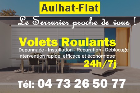 volet roulant Aulhat-Flat - volets Aulhat-Flat - volet Aulhat-Flat - entretien, Pose en neuf, pose en rénovation, motorisation, dépannage, déblocage, remplacement, réparation, automatisation de volet roulant à Aulhat-Flat