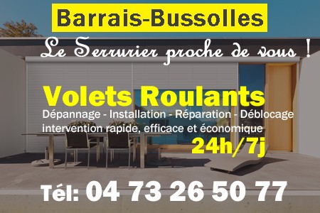 volet roulant Barrais-Bussolles - volets Barrais-Bussolles - volet Barrais-Bussolles - entretien, Pose en neuf, pose en rénovation, motorisation, dépannage, déblocage, remplacement, réparation, automatisation de volet roulant à Barrais-Bussolles