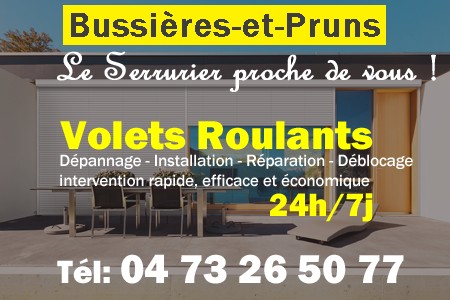 volet roulant Bussières-et-Pruns - volets Bussières-et-Pruns - volet Bussières-et-Pruns - entretien, Pose en neuf, pose en rénovation, motorisation, dépannage, déblocage, remplacement, réparation, automatisation de volet roulant à Bussières-et-Pruns