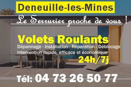 volet roulant Deneuille-les-Mines - volets Deneuille-les-Mines - volet Deneuille-les-Mines - entretien, Pose en neuf, pose en rénovation, motorisation, dépannage, déblocage, remplacement, réparation, automatisation de volet roulant à Deneuille-les-Mines