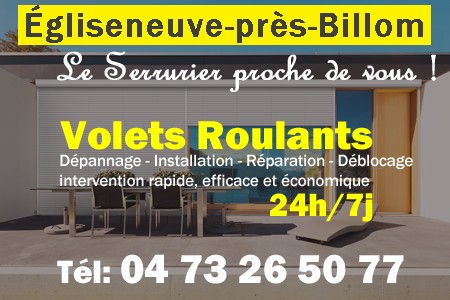 volet roulant Égliseneuve-près-Billom - volets Égliseneuve-près-Billom - volet Égliseneuve-près-Billom - entretien, Pose en neuf, pose en rénovation, motorisation, dépannage, déblocage, remplacement, réparation, automatisation de volet roulant à Égliseneuve-près-Billom