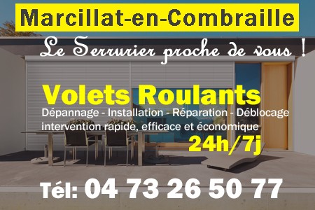 volet roulant Marcillat-en-Combraille - volets Marcillat-en-Combraille - volet Marcillat-en-Combraille - entretien, Pose en neuf, pose en rénovation, motorisation, dépannage, déblocage, remplacement, réparation, automatisation de volet roulant à Marcillat-en-Combraille